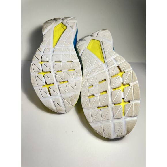 HOKA ONE ONE Rocket X Women’s Size 7B Running Shoes Yellow Blue - Picture 3 of 8